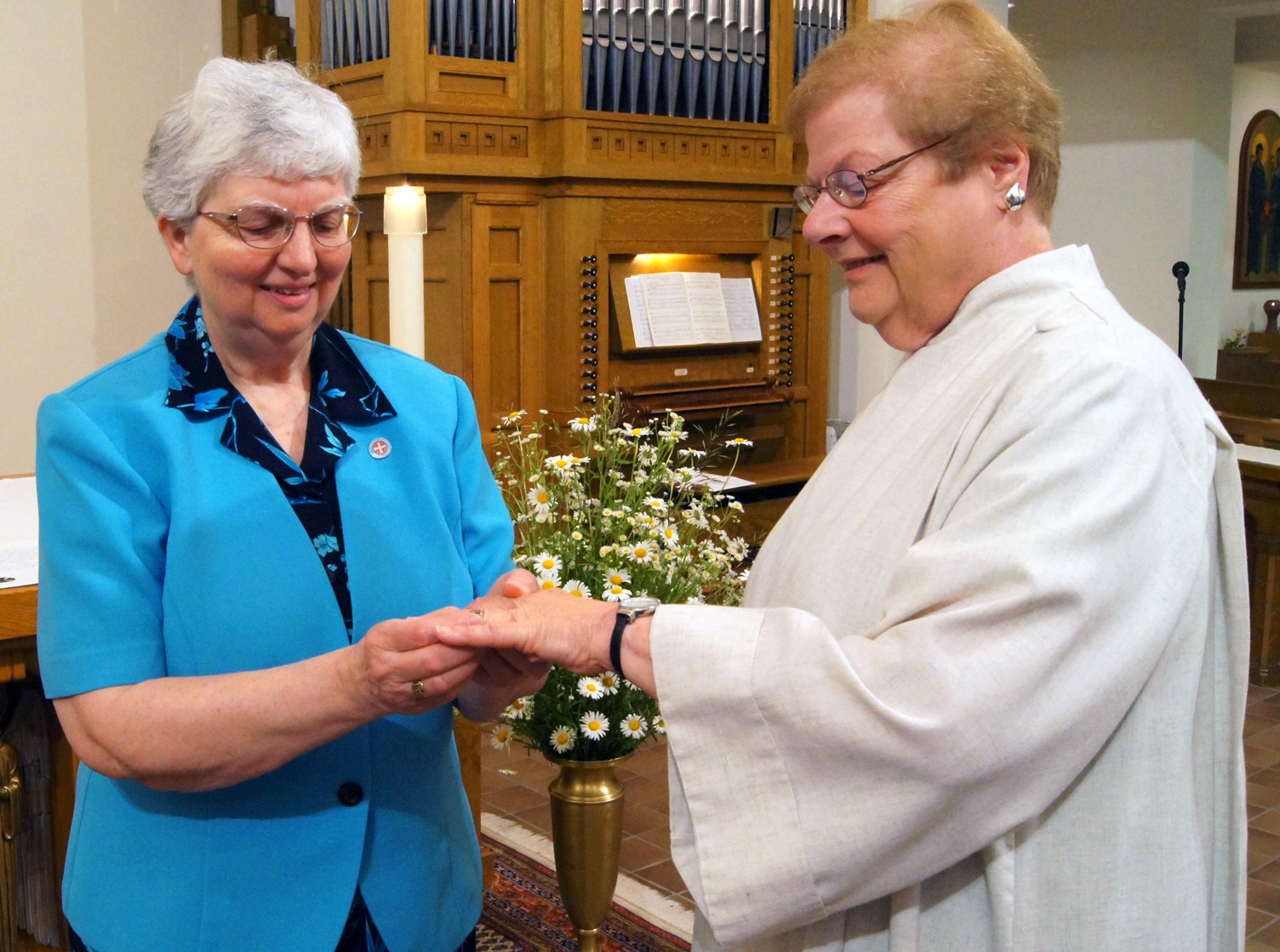 Sister Elizabeth at her Perpetual Monastic Profession