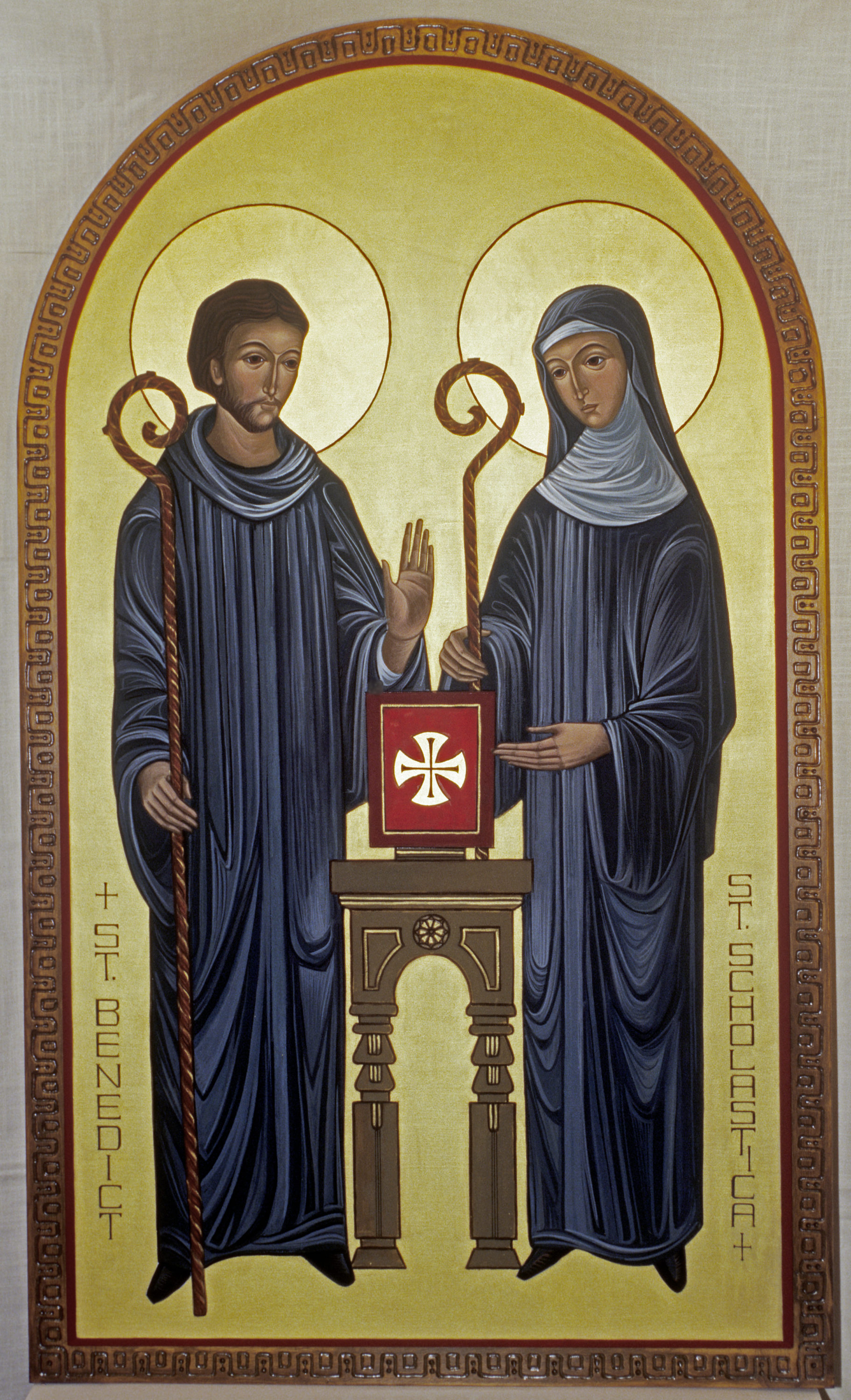 St. Benedict and St. Scholastica by +Sister Mary Charles McGough