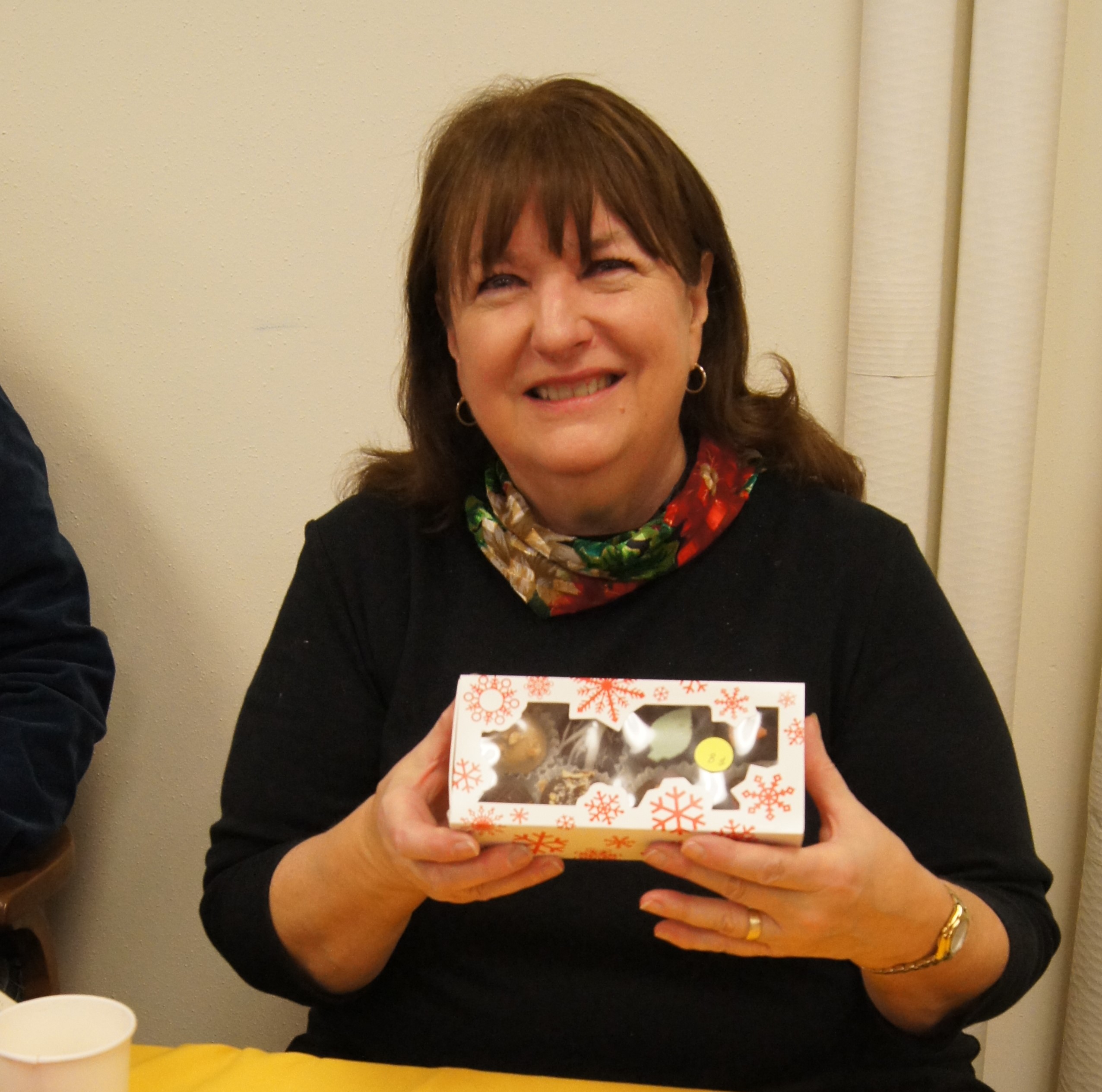Ramona Kruchowski makes hundreds of chocolate truffles for the annual Christmas Bazaar.