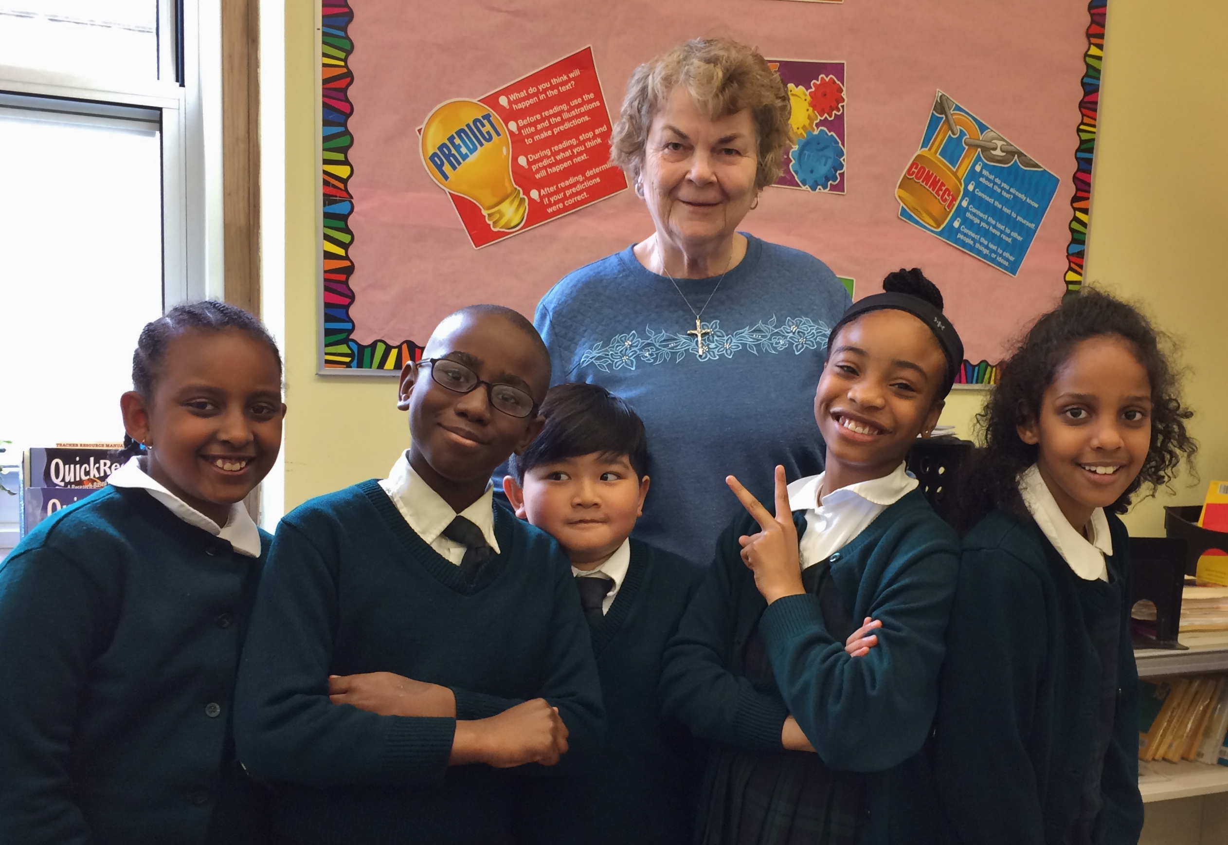 Sister Arlene Kleeman teaches at a Catholic school in Chicago.